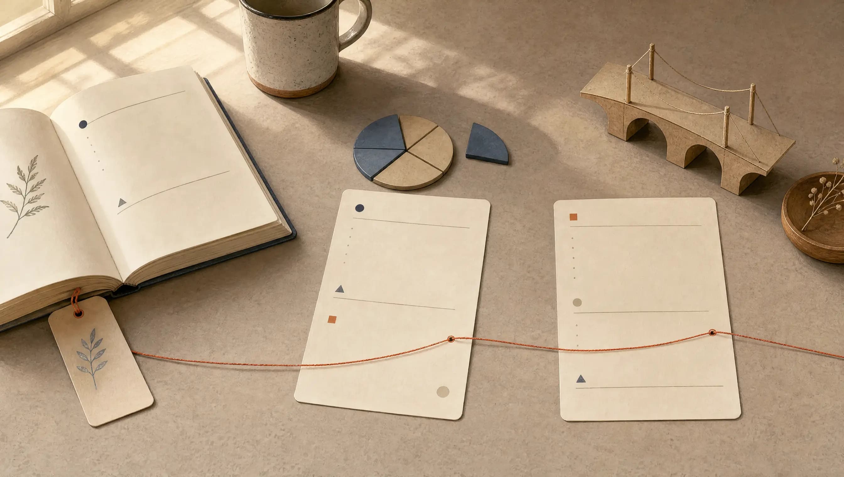 Three clear homeschool progress report examples on a desk